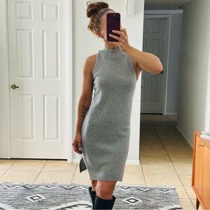 Cashmere Gray Sleeveless Dress
